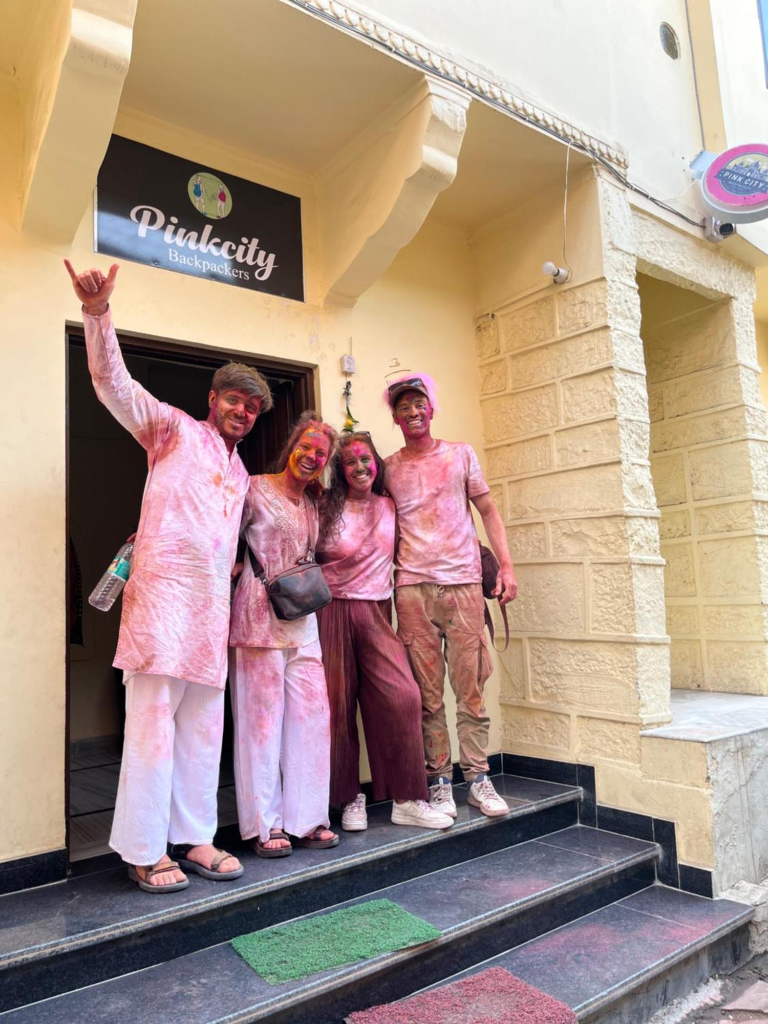 Pink City Backpackers Jaipur Bagian luar foto